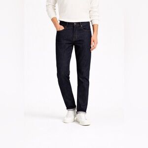 Uniqlo SELVEDGE Slim Fit Straight Jeans Men’s 33x32 Dark Indigo